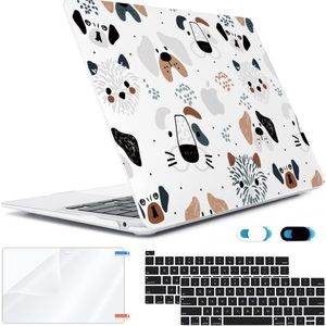 2022 M2 MacBook Pro 13 inch Case Hard Shell Case&Keyboard Funny Dog protective
